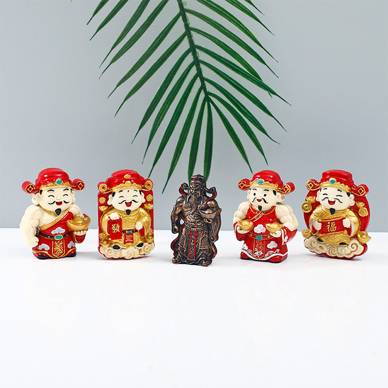 新年财神爷系列创意冰箱贴中国风文创家居装饰卡通树脂磁吸冰箱贴,淘宝优惠券,粉丝福利购,淘宝优惠卷