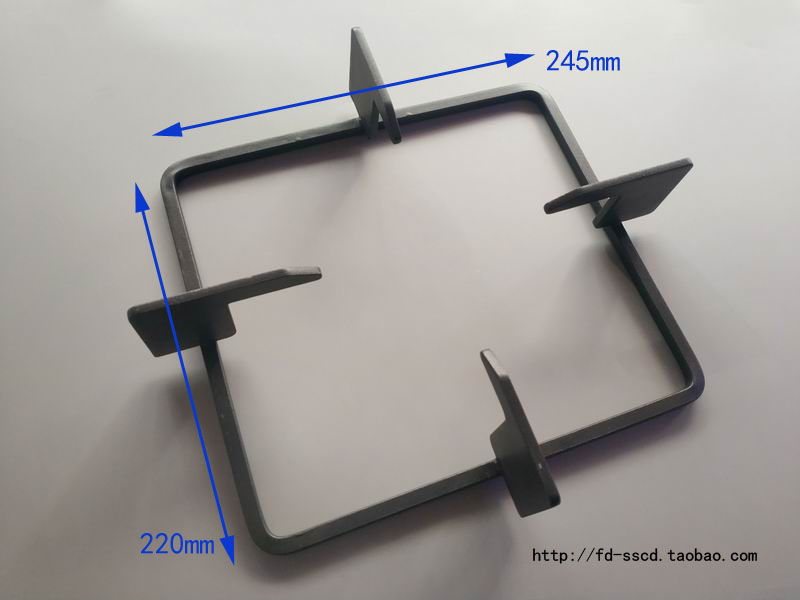嵌入式液化气/天燃气灶具炉头配件方形炉架支架帅康适用