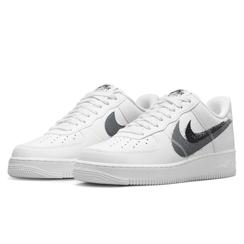 Nike耐克男鞋夏季新款air force 1低帮耐磨板鞋小白鞋FD0660-100 - 图1