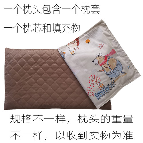 蚕沙加杭白菊花瓣儿童枕头蚕砂蚕屎宝宝枕头成人花草植物婴儿枕芯 - 图0