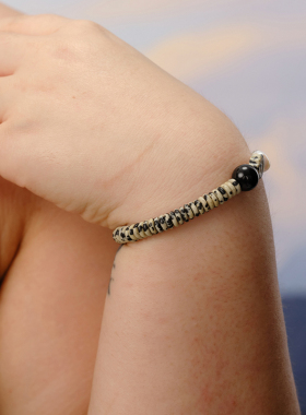 Dare买手店 espiegle 天然扁珠手链串珠复古小众原创饰品首饰度假