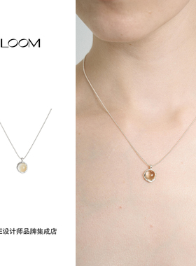 Dare买手店 LOOM 正品复古绳结边项链简单通勤复古925银小众首饰