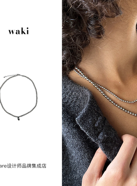 waki银河气泡项链锁骨链小众首饰