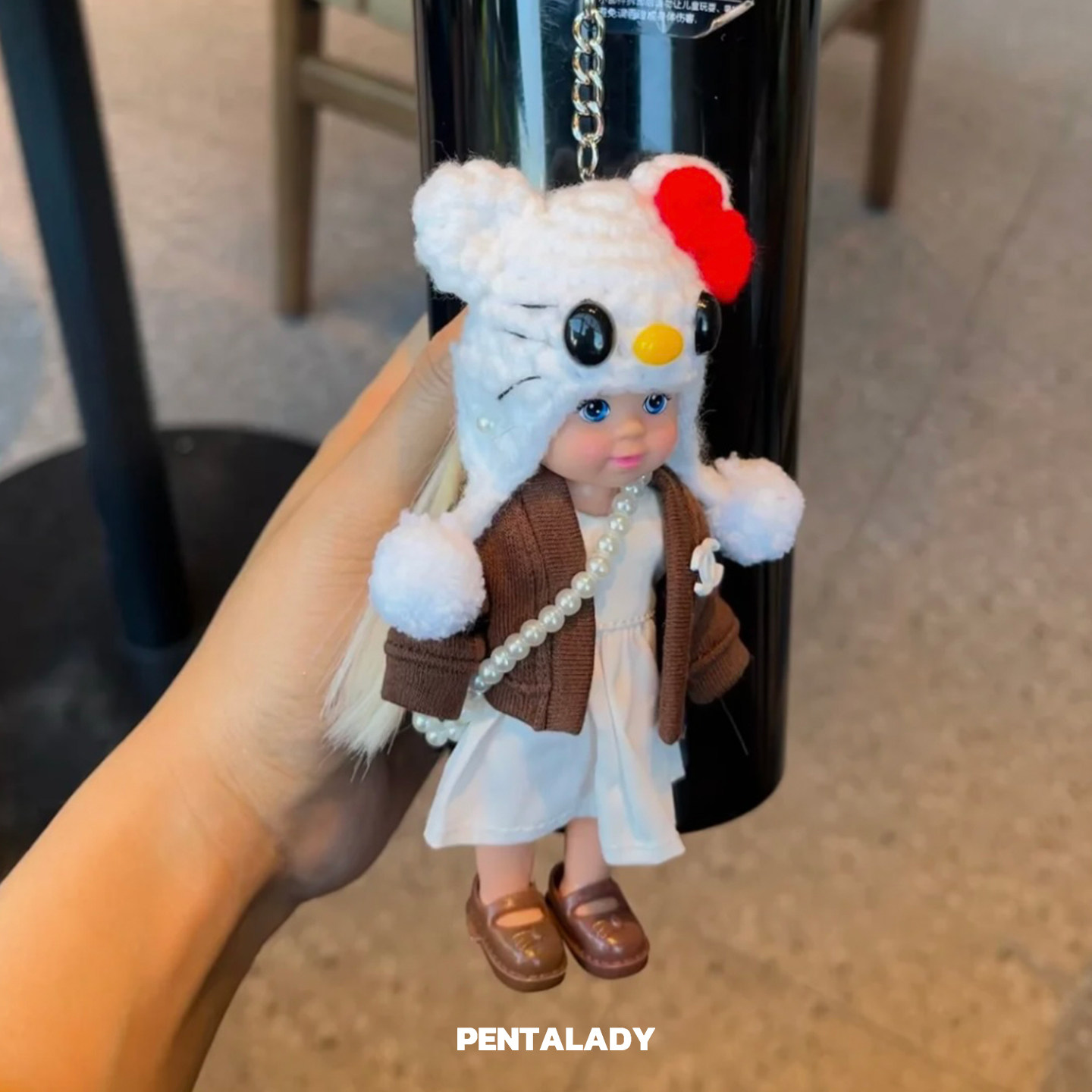 Dare买手店 pentalady挂件圣诞红色新年好运包包手机挂件配饰原创,淘宝优惠券,粉丝福利购,淘宝优惠卷