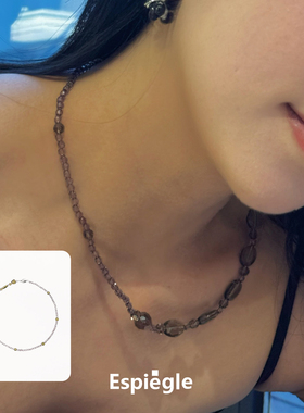 Dare买手店 espiegle fallen项链橡果色原创设计轻奢小众串珠链女