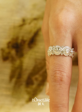 Dare买手店 TONE&TALE洞天乌托邦表情戒指民族风小众原创设计首饰