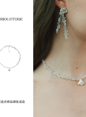 qurioustone花簇项链锁骨链