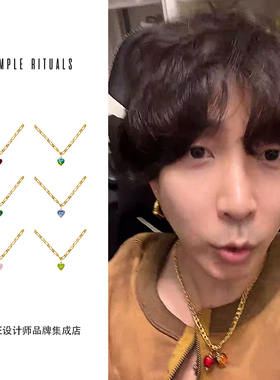 simplerituals威尼斯之心项链