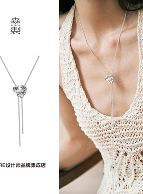 森製原创巴洛克纹样毛衣链