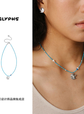 Dare买手店 GLYPHS符界 飞鸟项链原创设计小众饰品首饰百搭气质