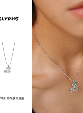 Dare买手店 GLYPHS符界 送你花花锁骨链原创民族原创设计项链首饰