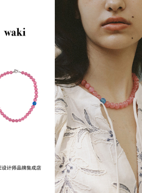 Dare买手店 waki 可爱岛猫眼石小众原创设计串珠饰品项链首饰度假