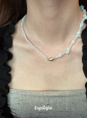 espiegle小众首饰fallen串珠项链