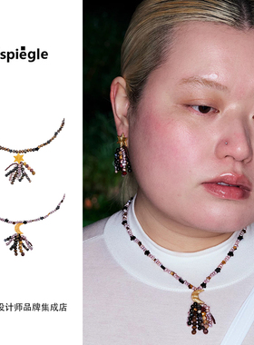 Dare买手店 espiegle 辉夜流苏项链串珠民族风原创设计小众首饰女