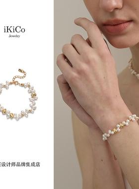 Dare买手店 ikico繁花珍珠手链复古原创气质饰品首饰小众通勤百搭