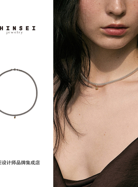 Dare买手店 森制SHINSEI软链款柔性磁吸项圈925银复古精致原创女