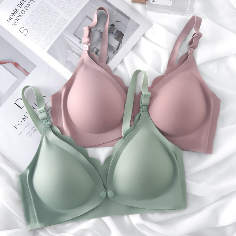 路心梦哺乳防下垂喂奶胸罩大码女 路心梦哺乳文胸