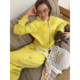SANCCO letter print sweatshirt, trousers and skirt suit