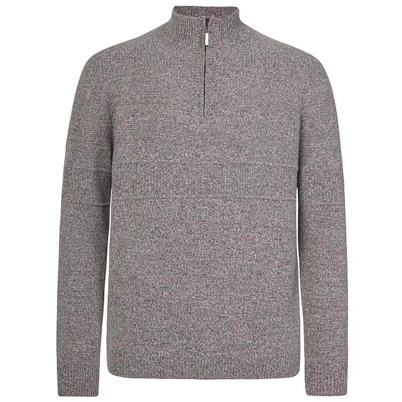 皮皮狗冬新款半高领半襟翻花拉链男羊绒衫,淘宝优惠券,粉丝福利购,淘宝优惠卷