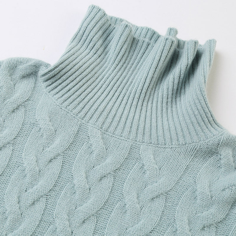 皮皮狗女装高领粗针加厚绞花宽松廓形羊绒衫,淘宝优惠券,粉丝福利购,淘宝优惠卷