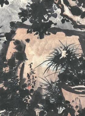 高清艺术喷绘画芯宣纸绢布卷轴画