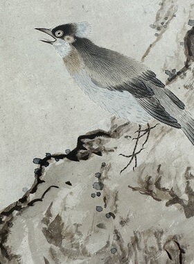 张鸿仿赵昌花鸟图复古书画真迹高清宣纸微喷仿古国画装裱挂轴装饰