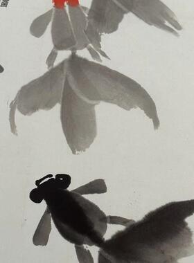 高清艺术喷绘画芯宣纸绢布卷轴画