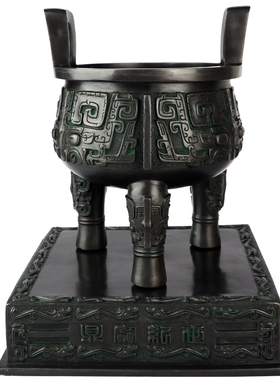 大仕缘纯铜乔迁世纪宝鼎工艺品