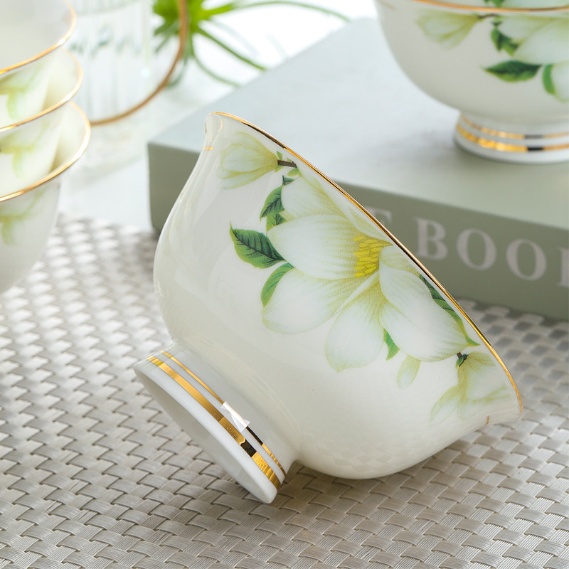 骨瓷餐具碗碟套装景德镇家用欧式碗盘自由搭配单个碗组合,淘宝优惠券,粉丝福利购,淘宝优惠卷