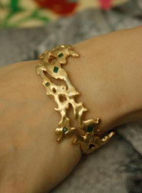 My Jewelry需定制 理想岛屿  18K黄金 祖母绿 钻石 手环手镯