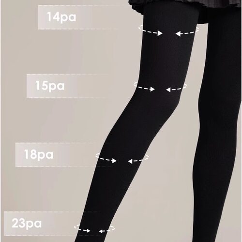 GBLY黑色水光袜打底裤女秋冬季2024新款加绒加厚外穿显瘦连裤袜子 - 图3