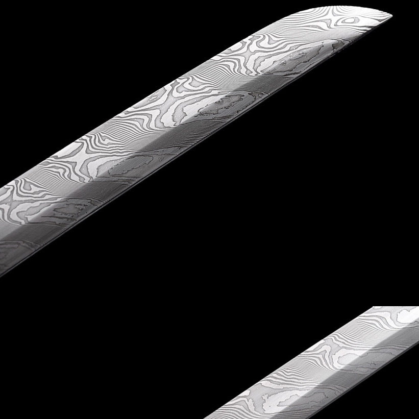 龙泉市刀剑手工一体日式大马士革花纹钢天梯扭转打刀硬宝剑未开刃,淘宝优惠券,粉丝福利购,淘宝优惠卷