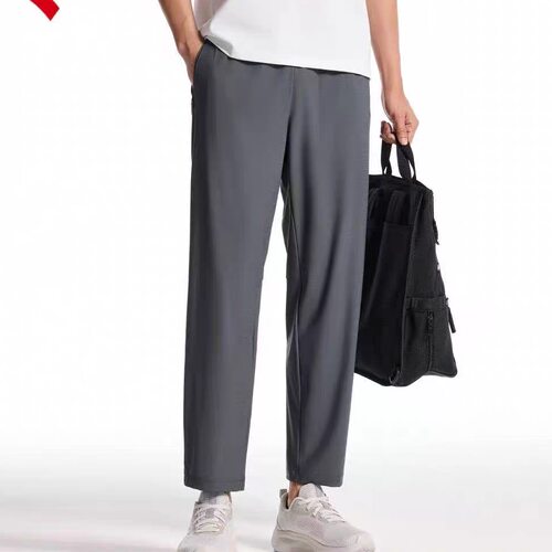 安踏高弹冰丝裤丨运动长裤男夏季新款跑步训练九分裤子152527301 - 图1