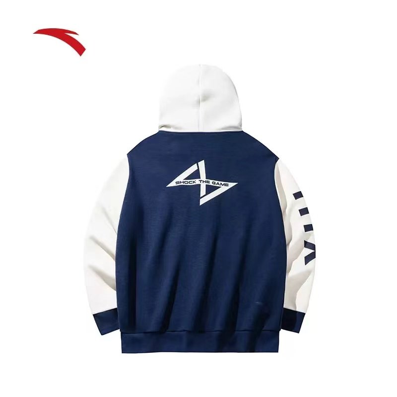 安踏连帽棒球服外套男女同款秋季宽松连帽针织运动上衣152431728,淘宝优惠券,粉丝福利购,淘宝优惠卷