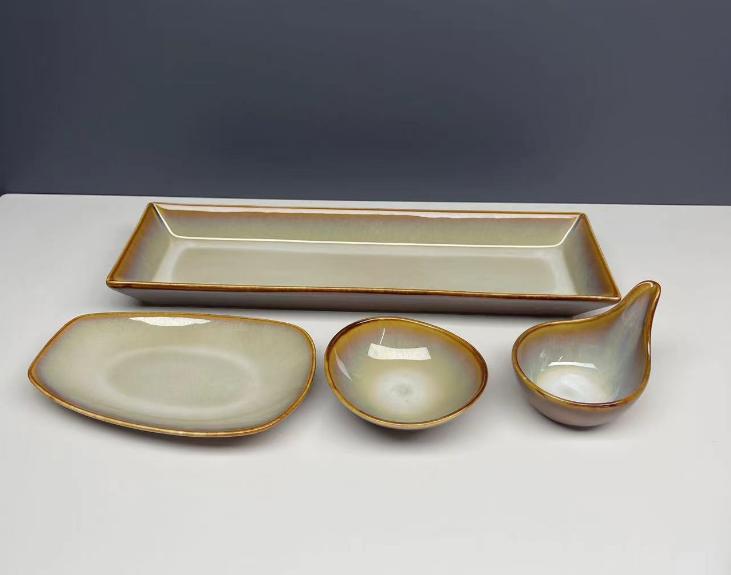 网红仓库酒店餐具蜜糖釉曼谷棕面碗新骨瓷菜盘家用汤盘草帽盘深盘,淘宝优惠券,粉丝福利购,淘宝优惠卷