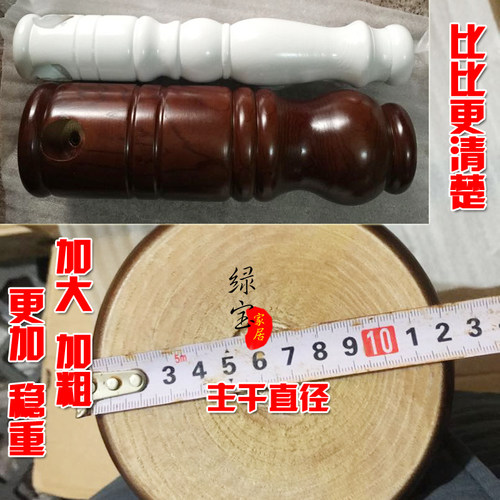 实木衣帽架落地挂衣架客厅房间卧室转角放脱下衣服单杆立式衣架子 - 图2