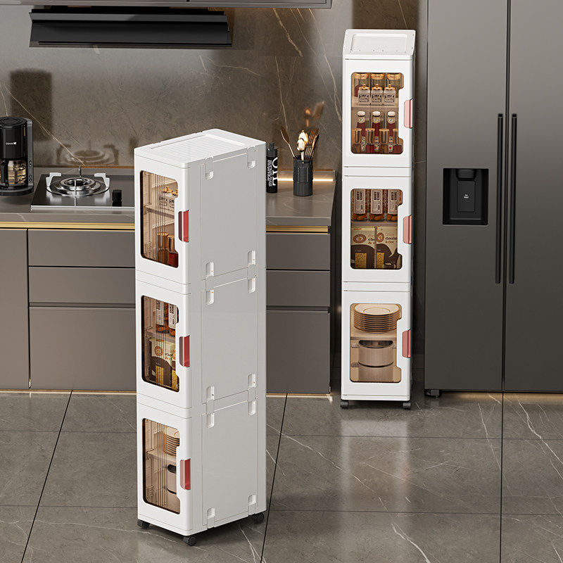 书柜储物柜一体收纳柜家用置物柜子落地儿童书架可移动玩具免安装,淘宝优惠券,粉丝福利购,淘宝优惠卷