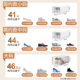Transparent shoe box storage with independent hard back cover