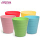 Kitchen trash can without lid household waste paper basket plastic