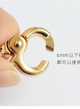 箱包配件皮具手袋五金古铜扫扣肩带勾扣