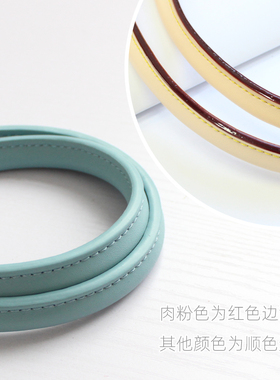手工布包真皮头层带提牛皮40cm