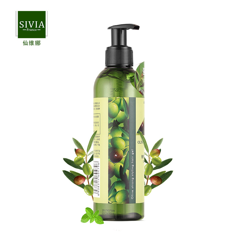 仙维娜橄榄加强造型啫喱膏持久强力定型保湿男女士蓬松正品