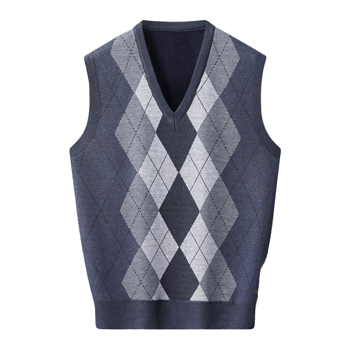 中老年男装新款加绒马甲冬季 V领加厚坎肩爸爸装毛织套头保暖背心,淘宝优惠券,粉丝福利购,淘宝优惠卷