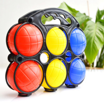 Beach to throw the ball water polo hard plastic water polo to roll the grass earth (3 colors 6 clothes)