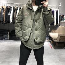 (discount zone I clear cabin pick up missed) autumn winter even cap cotton clothing warm jacket removable machia fake two pieces