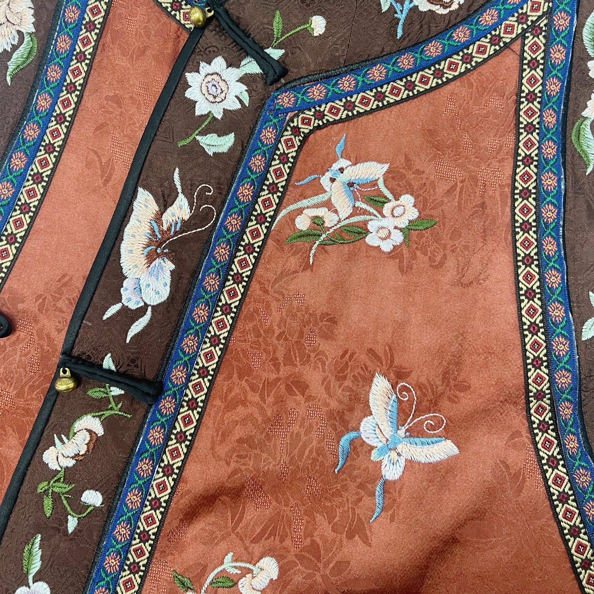 『枝春意』重工刺绣手工高定中式国风花萝刺绣马甲SR459,淘宝优惠券,粉丝福利购,淘宝优惠卷