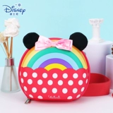 Дисней, модная радужная сумка через плечо для раннего возраста для отдыха для выхода на улицу, 2-3-4 лет