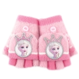 Дисней, детские демисезонные удерживающие тепло перчатки для принцессы, «Холодное сердце», без пальцев