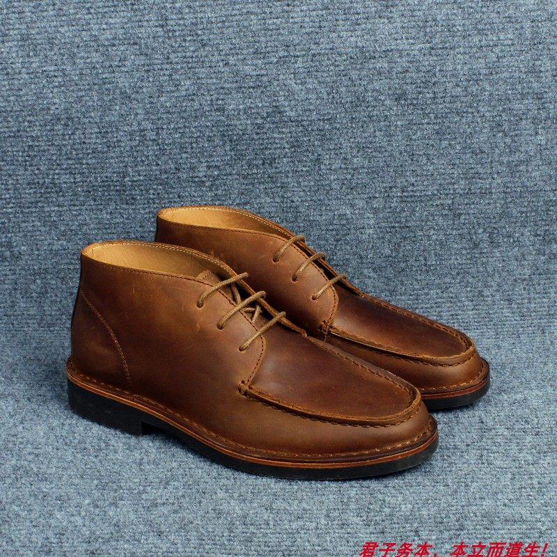 无暇赴死同款男士沙漠靴Chukka麂皮外翻经典短靴复古固特异休闲鞋,淘宝优惠券,粉丝福利购,淘宝优惠卷