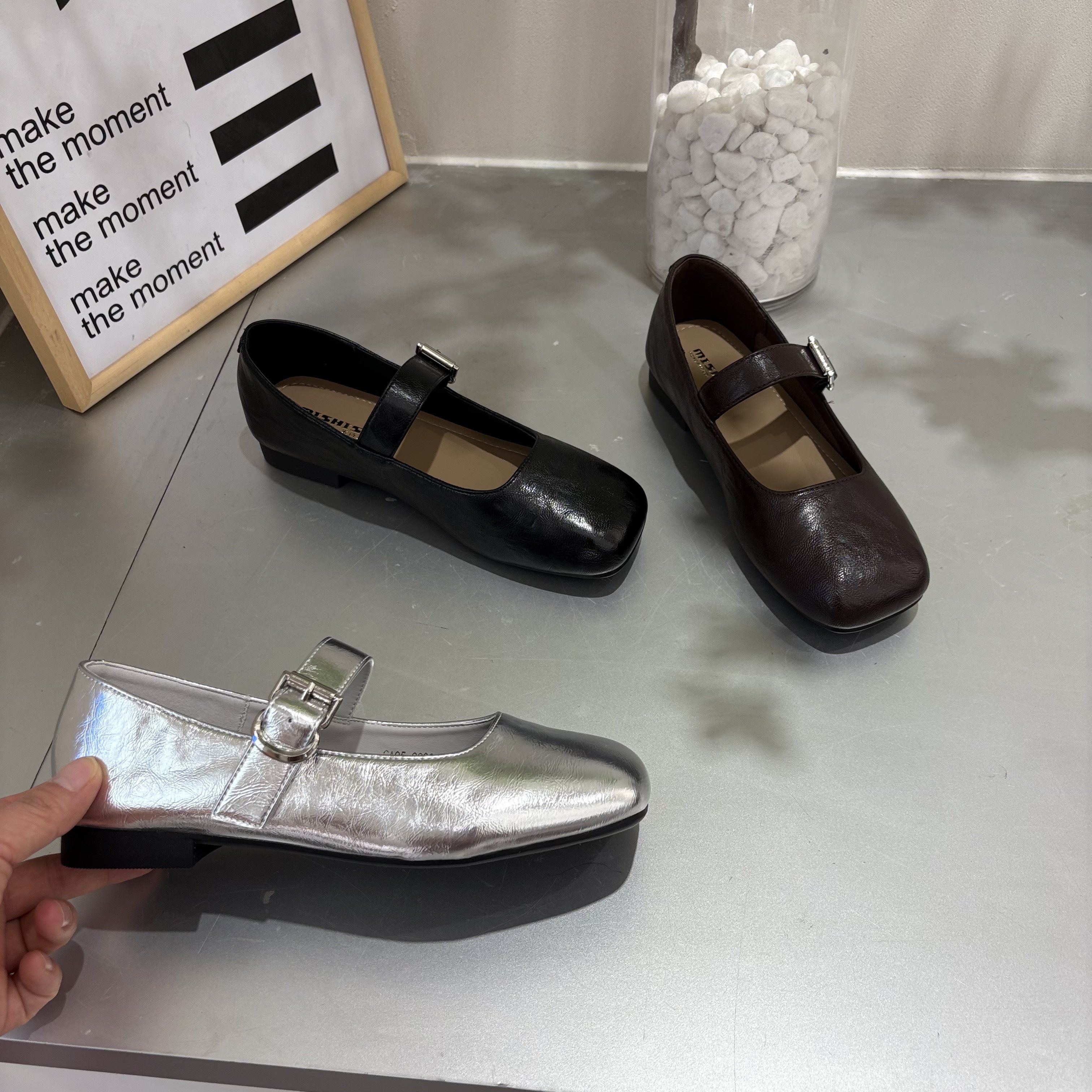 米新款2026春款浅口玛丽珍单鞋软底软面百搭平底鞋法式气质女鞋,淘宝优惠券,粉丝福利购,淘宝优惠卷